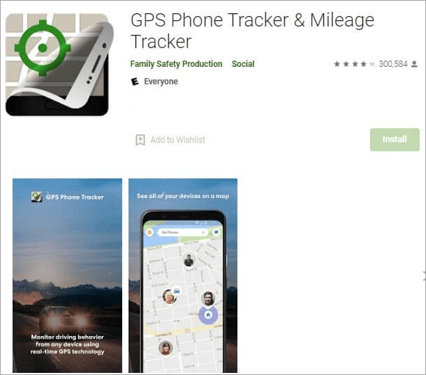  GPS Phone Tracker & Mileage Tracker