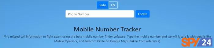 با استفاده از ردیابی شماره آنلاین اندروید و آیفون Number Tracker Online