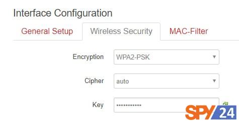 استفاده از رمز عبور WPA2 یا WPA3
